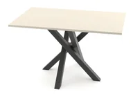 Stoły - Kaszmirowy prostokątny stół z nogami X K2-B52 - miniaturka - grafika 1