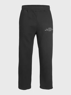 Jack&Jones Spodnie dresowe Kane 12212550 Czarny Regular Fit - Spodnie sportowe męskie - miniaturka - grafika 1