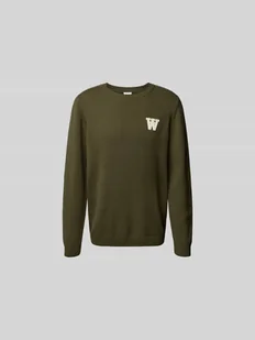Sweter z imitacji dzianiny - Swetry męskie - miniaturka - grafika 1