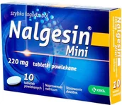 Leki przeciwbólowe - Krka NOVO MESTO NALGESIN MINI 220mg 10 szt. - miniaturka - grafika 1