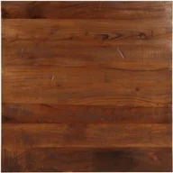 Stoły - Blat stołu, 80x80x2,5 cm, kwadratowy, lite drewno z odzysku - miniaturka - grafika 1