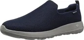 Buty trekkingowe męskie - Skechers Męskie buty trekkingowe Go Max-Athletic Air Mesh Slip on, Niebieski Granatowy Szary, 9.5 UK X-Wide - miniaturka - grafika 1