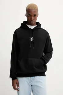 New Era bluza męska kolor czarny z kapturem z aplikacją 60675759 - Bluzy męskie - miniaturka - grafika 1