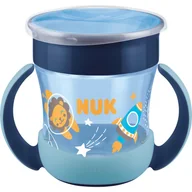 Kubki dla dzieci - NUK Magic Cup Night kubek z uchwytami 6m+ Blue 160 ml - miniaturka - grafika 1