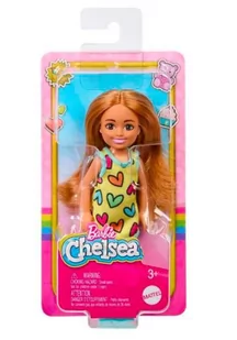 Mattel, Lalka Barbie Chelsea Sukienka w serca - Lalki dla dziewczynek - miniaturka - grafika 1