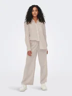 Spodnie damskie - ONLY Spodnie "Tokyo" w kolorze beżowym - miniaturka - grafika 1