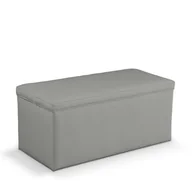 Pufy i podnóżki - Dekoria.pl Dekoria.pl Skrzynia tapicerowana szary 120 × 40 × 40 cm Loneta 526-133-24 - miniaturka - grafika 1