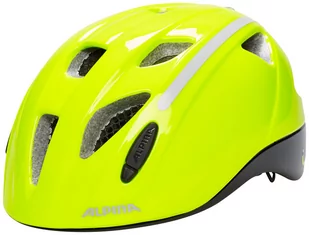 Alpina Ximo Flash kask rowerowy dla dzieci, żółty 9710140_Be Visible Reflective_47-51 - Kaski rowerowe - miniaturka - grafika 1