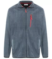 Bluzy męskie - Polar męski klasyczny ciepły bluza rozpinana -XL - miniaturka - grafika 1