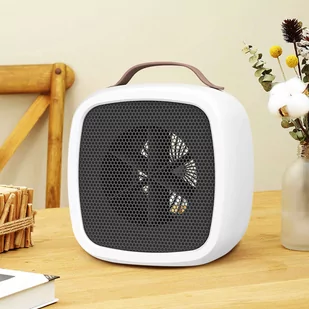 Grzejnik elektryczny farelka termowentylator mini 500W nagrzewnica ogrzewacz biurkowy do kontaktu Alogy biały - Pozostałe akcesoria do telefonów - miniaturka - grafika 12