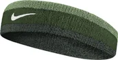 Ozdoby do włosów - Nike Opaska na głowę Nike Swoosh zielona N0001544314OS - miniaturka - grafika 1
