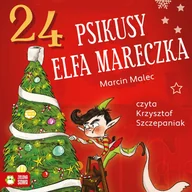 Audiobooki dla dzieci i młodzieży - 24 psikusy elfa Mareczka - miniaturka - grafika 1