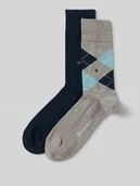 Skarpetki męskie - Skarpety z detalem z logo w zestawie 2 szt. - miniaturka - grafika 1