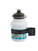 Shakery i bidony sportowe - Bidon Rowerowy Dziecięcy 300 Ml + Koszyk Bidonu Polisport - miniaturka - grafika 1