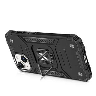 Pancerne etui z uchwytem na palec do iPhone 15 Wozinsky Ring Armor - różowe złoto - Etui i futerały do telefonów - miniaturka - grafika 4