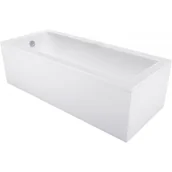 Wanny - Mexen Cubik wanna prostokątna 150 x 70 cm z obudową, biała - miniaturka - grafika 1