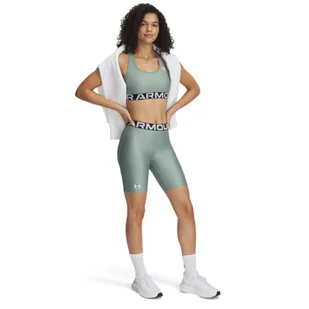 Damskie kolarki treningowe Under Armour UA HG 8in Short - zielone - Spodenki damskie - miniaturka - grafika 1