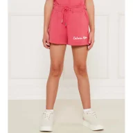 Spodnie i spodenki dla dziewczynek - Calvin Klein Jeans Szorty Regular Fit - miniaturka - grafika 1