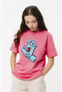 Koszulki sportowe męskie - koszulka SANTA CRUZ - Screaming Hand T-Shirt Pink Lemonade (PINK LEMONADE) rozmiar: 6 - Santa Cruz - grafika 1