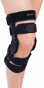 Orteza kolana stabilizująco-korygująca z regulacją kąta zgięcia i wyprostu - lekka, aluminiowa rama, anatomiczne wyprofilowanie - QMED FIRST (DRQi5A) - Ortezy, stabilizatory i opaski elastyczne - miniaturka - grafika 1