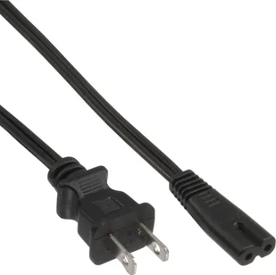 65 opakowanie zbiorcze Kabel sieciowy InLine®, wtyczka sieciowa USA do wtyczki Euro 8 C7, 1,8 m - Kable miedziane - miniaturka - grafika 1