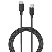 Kable USB - Kabel USB Typ-C - USB Typ-C DEVIA Jelly 60W 1.2 m Czarny - miniaturka - grafika 1