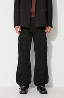 Spodnie męskie - Alpha Industries spodnie Jet Pant męskie kolor czarny proste 101212.03 - miniaturka - grafika 1