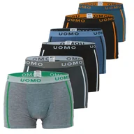 Majtki męskie - 6X Bokserki Męskie Bawełniane Mix Zestaw Kolory L - 6Bok-L-8828 - miniaturka - grafika 1