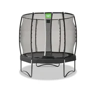 Trampoliny - Exit Trampolina ogrodowa Allure Premium 253 czarna - miniaturka - grafika 1