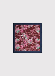 Dwustronna poszetka męska kwiaty - Dodatki do ubrań - miniaturka - grafika 1