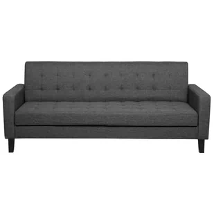 Beliani Sofa rozkładana ciemnoszara VEHKOO - Sofy i kanapy - miniaturka - grafika 1