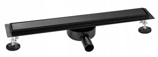 Odpływ Liniowy 80 Cm Obrotowy Syfon 360 Czarny - Odpływy liniowe - miniaturka - grafika 1
