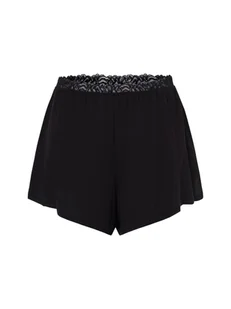 Calvin Klein Damskie spodenki od piżamy Kobiety Modal czarny jednolity, S - Spodenki damskie - miniaturka - grafika 1