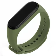 Akcesoria do smartwatchy - PASEK OPASKA JEDNOLITA do XIAOMI MI BAND 3/4 (khaki) - miniaturka - grafika 1