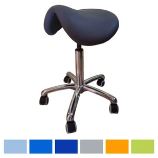 Taboret siodło z regulacją wysokości na kółkach SUMER - Stoły i łóżka do masażu - miniaturka - grafika 1