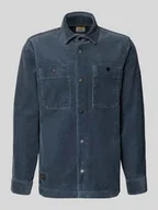 Kurtki męskie - Koszula casualowa o kroju regular fit z imitacji sztruksu - miniaturka - grafika 1