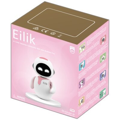 Energize lab eilik różowy interaktywny robot zwierzę