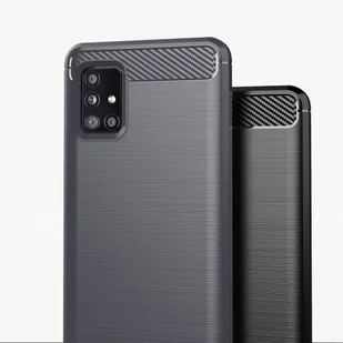 Carbon Case elastyczne etui pokrowiec Samsung Galaxy A51 5G niebieski - Etui i futerały do telefonów - miniaturka - grafika 11