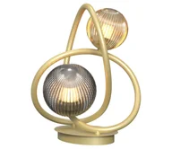 Lampy stojące - Wofi 8015-204 - LED Lampa stołowa METZ 2xG9/3,5W/230V złoty/szare - miniaturka - grafika 1