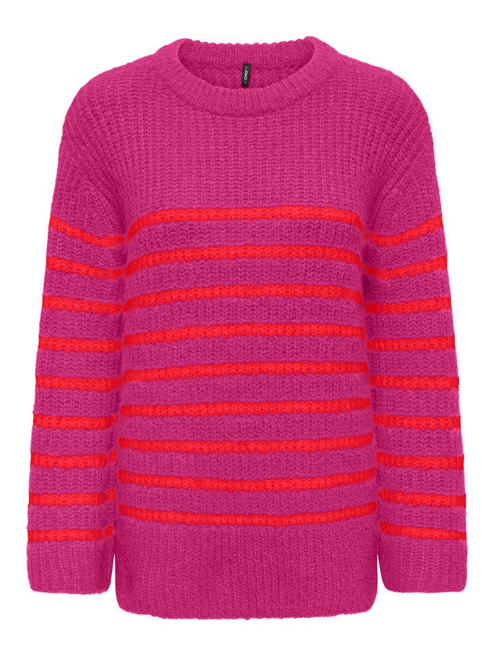 ONLY Sweter w kolorze różowym