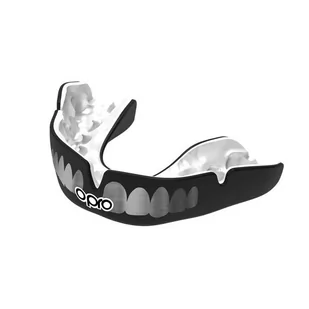 Ochraniacz na zęby Opro - Instant Custom Fit - czarny/srebrny - Ochraniacze do sportów walki - miniaturka - grafika 1