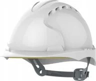 Akcesoria BHP - JSP Hełm ochronny EVO®2, pasek przesuwny, wentylowany, biały - miniaturka - grafika 1
