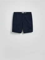 Spodenki męskie - Reserved - Szorty chino slim - granatowy - miniaturka - grafika 1