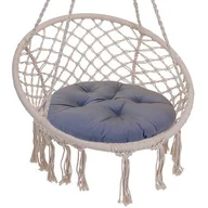 Place zabaw - Poduszka Na Huśtawkę Bocianie Gniazdo 60Cm - Szara - miniaturka - grafika 1