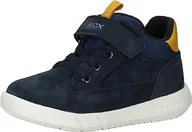 Botki damskie - Geox B Hyroo Boy, Botki dla dzieci 0-24, Granatowy Ochre, 22 EU - miniaturka - grafika 1