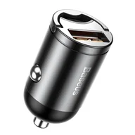 Ładowarki samochodowe - Baseus Tiny Star PPS mini inteligentna ładowarka samochodowa USB 30W Quick Charge 3.0 szary (VCHX-A0G) - miniaturka - grafika 1