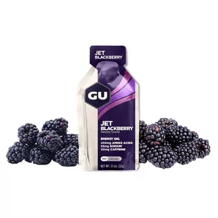 GU Energy Gel Jet Blackberry (123737) - Węglowodany - miniaturka - grafika 1