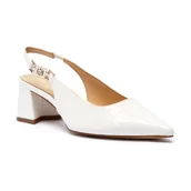 Czółenka - Guess Czółenka na słupku ZABELA | z dodatkiem skóry - miniaturka - grafika 1