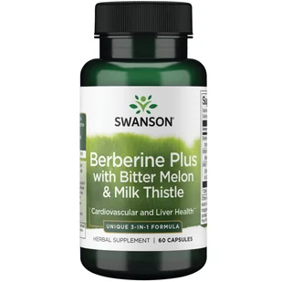 Swanson Berberine Plus, 60 kapsułek - Serce i układ krążenia - miniaturka - grafika 1