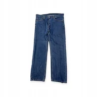 Spodnie męskie - Spodnie męskie jeansowe granatowe Levi's 505 38/32 - miniaturka - grafika 1